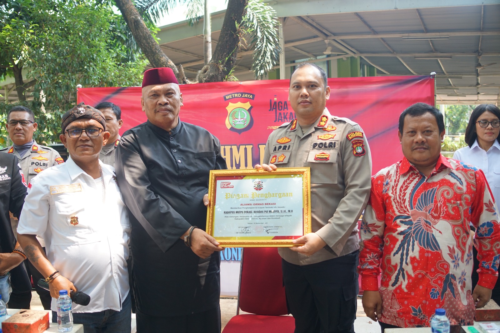 Polres Metro Bekasi Jaln Silaturahmi Kamtibmas Bersama Organisasi Masyarakat Untuk Perkuat Kondusifitas Wilayahq