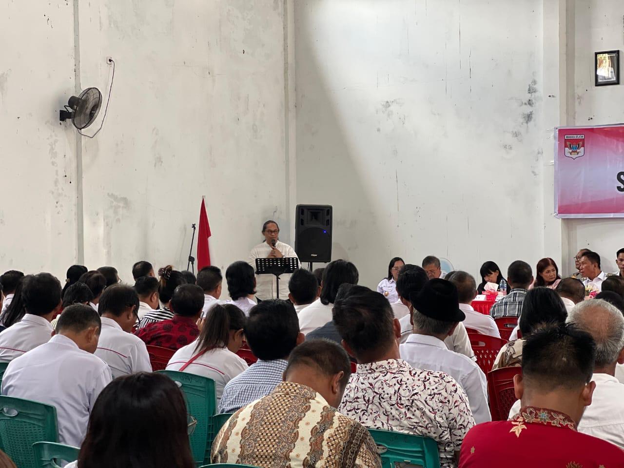Densus 88 AT Polri Gelar Sosialisasi Kamtibmas dan Pencegahan Paham IRET di Kab. Minahasa Selatan