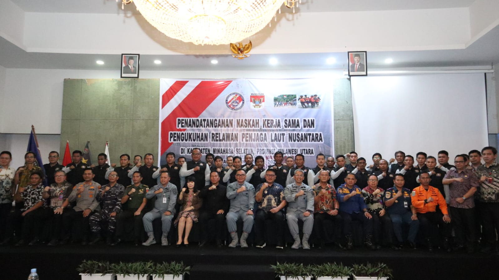 Bakamla RI Kukuhkan Rapala dan Jalin Sinergi dengan Pemkab Minahasa Selatan