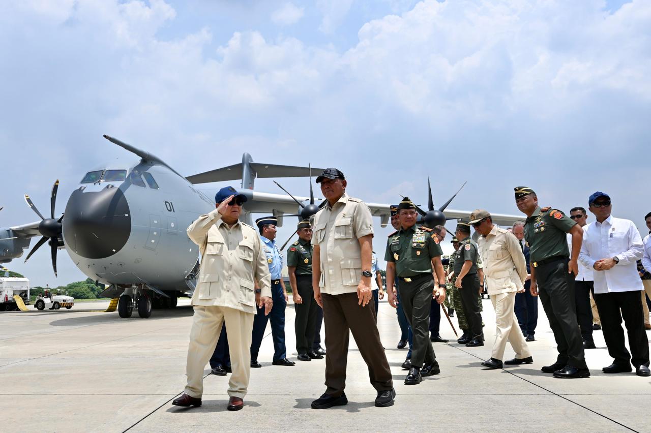 Panglima TNI Terima Pesawat A-400M dari Presiden RI, TNI Tambah Kekuatan Udara Strategis