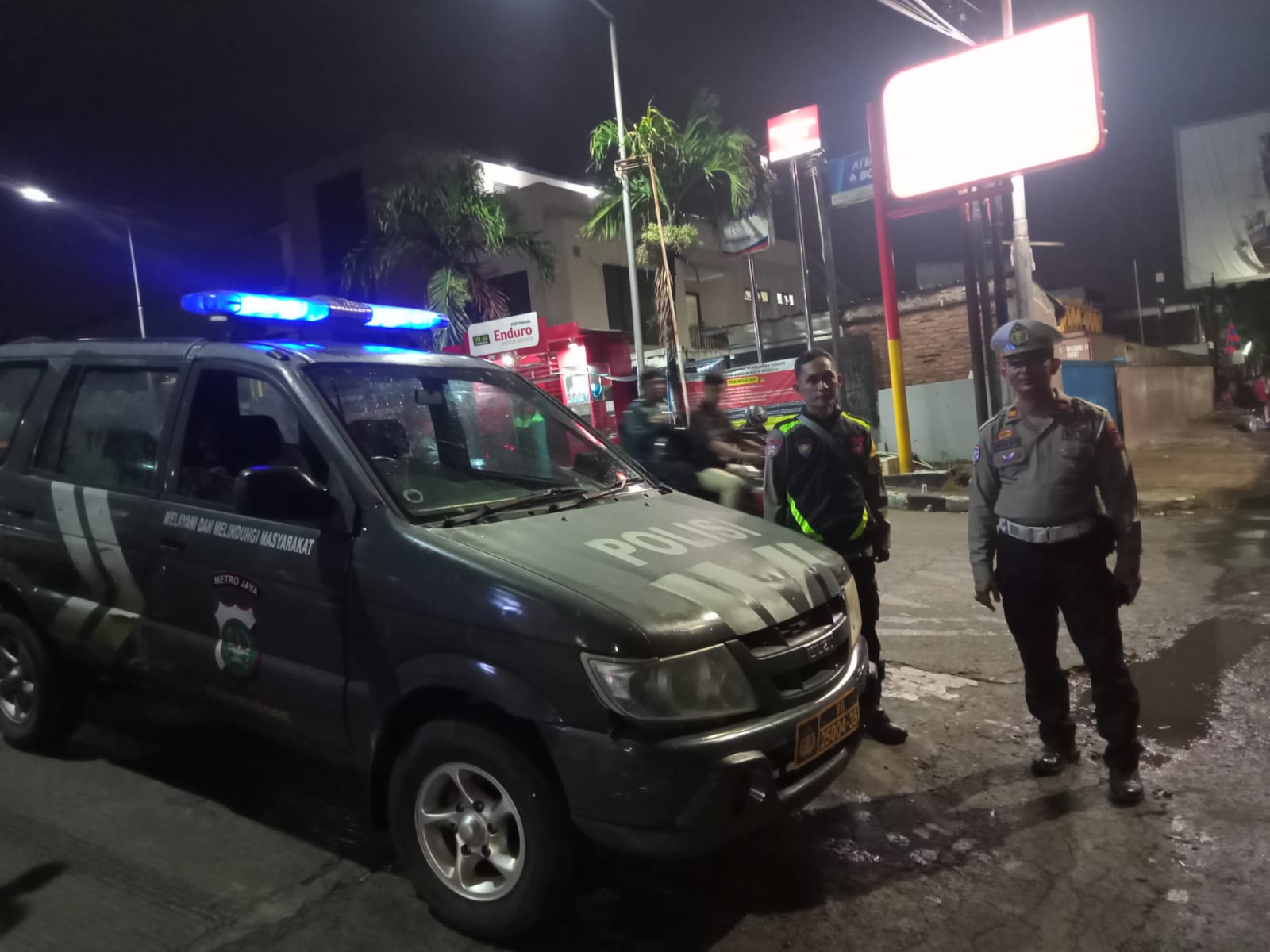 Polsek Bekasi Barat Patroli Malam Panjang Antisipasi Guantibmas