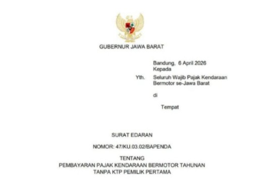Gubernur Jawa Barat Terbitkan Kebijakan Baru: Bayar Pajak Kendaraan Tahunan Kini Tak Perlu KTP Pemilik Pertama